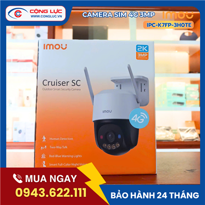 Camera IMOU sim 4G Cruiser SC 4G 3MP IPC-K7FP-3H0TE